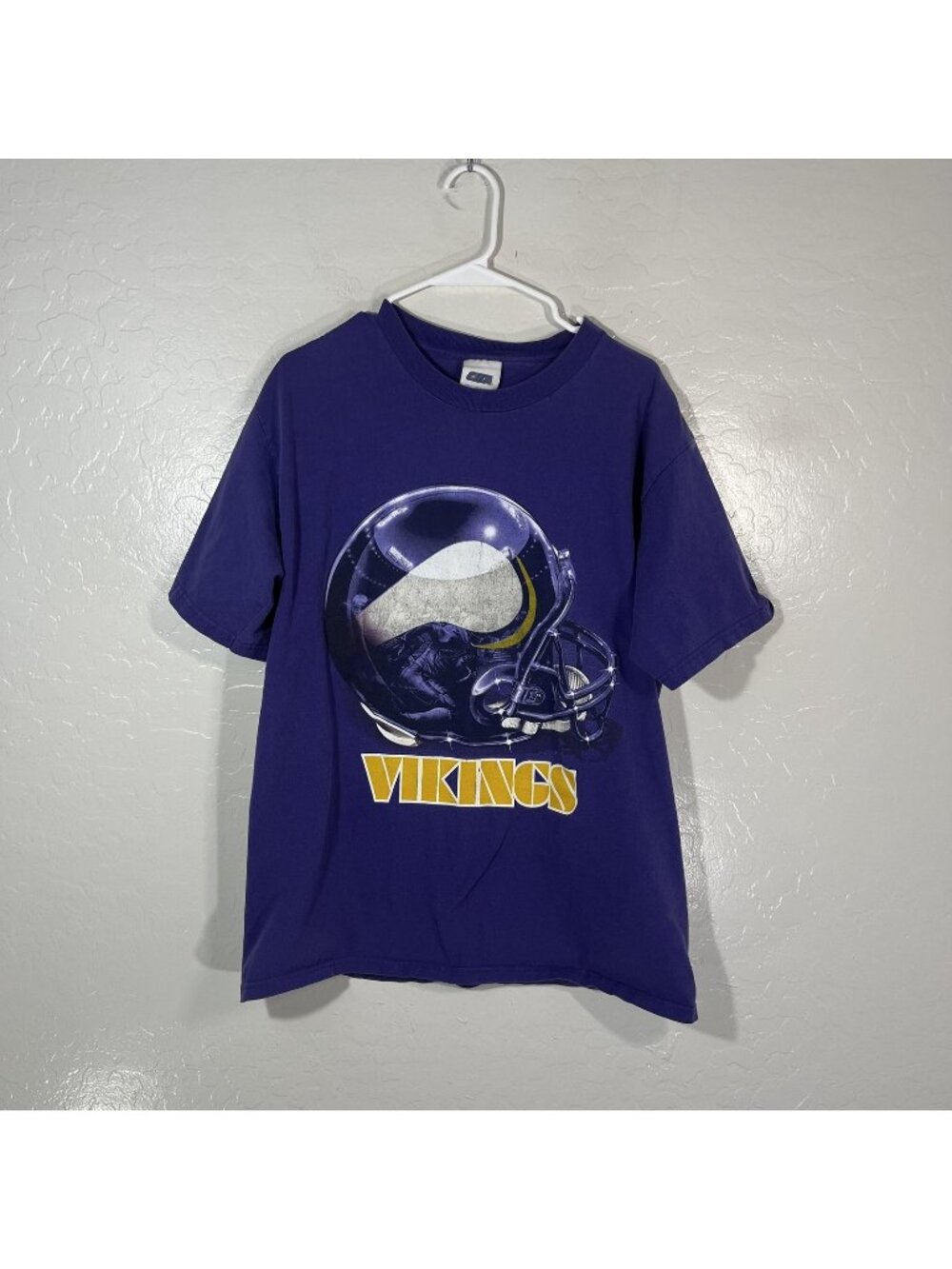 Vintage Minnesota Vikings Shirt Mens M Purple NFL Football CSA Graphic Tee